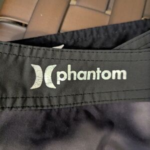 Men's Hurley Black Board Shorts with Drawstring